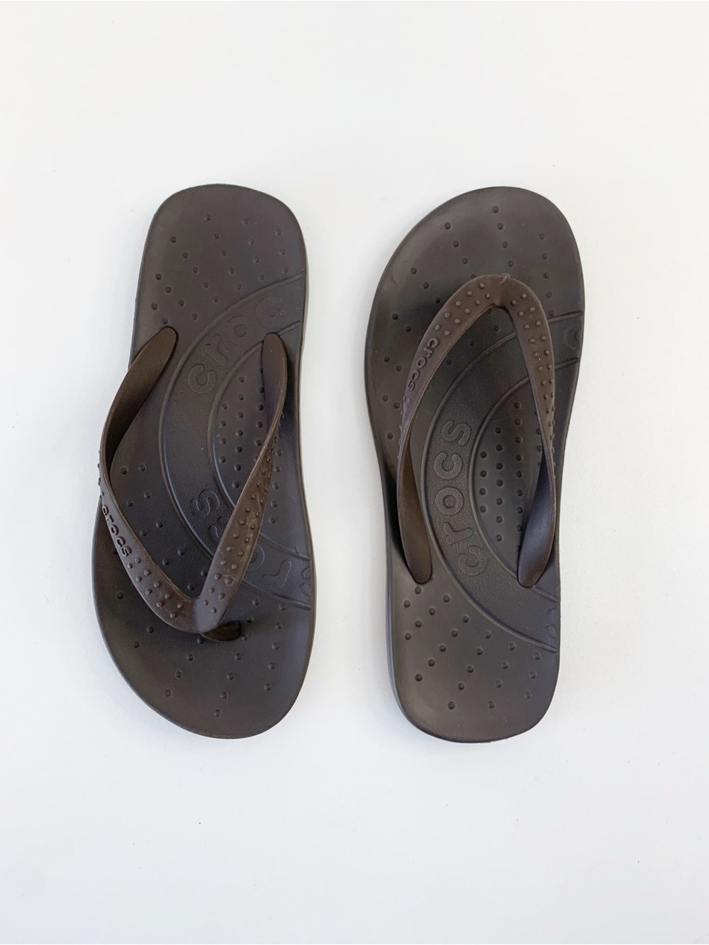 CROCS Kid's Crocband Flip Flop Sandals ~ J3 (2M/4W)